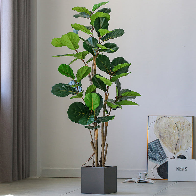 4X 95cm Potted Artificial Polyscias Plant Pe Realistic Green Indoor Tree