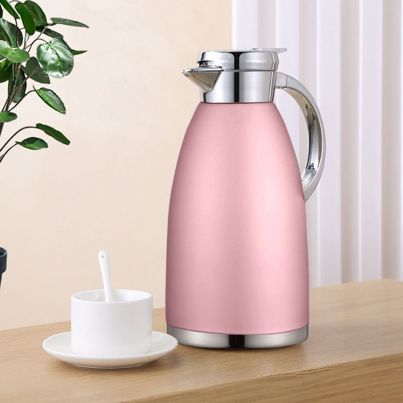 Stainless Steel Flask 1.8L 3 Layer Vacuum Insulated Wide Mouth Rose