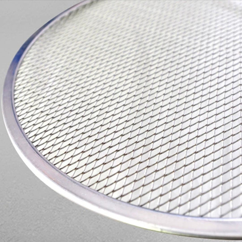 8 Inch Round Seamless Aluminum Mesh Pizza Screen Nonstick Commercial Grade