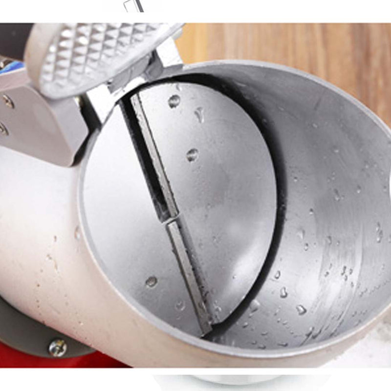 Dual Blade Electric Ice Shaver Stainless Steel Machine 95KG/HR Commercial