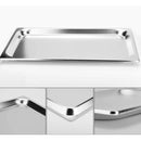 12X Full Size Gastronorm Pan Stainless Steel 10cm Deep Universal Fit Commercial Use