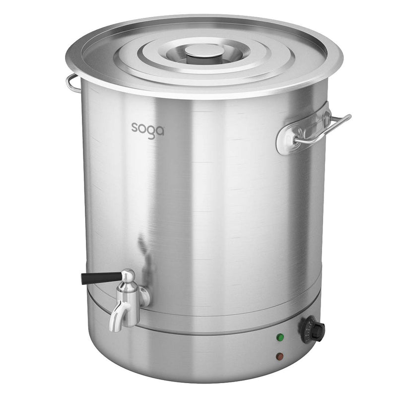 2X 21L Stainless Steel Electric Urn Commercial Water Boiler 2200W