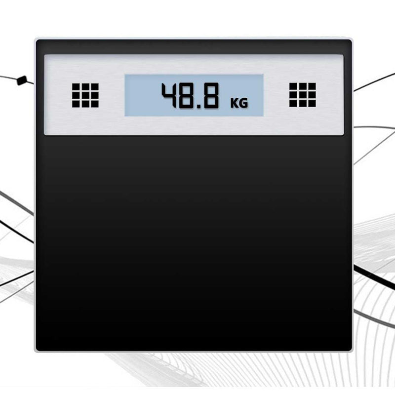 Bathroom Scale Glass 180kg Talking Electronic Lcd Display Strain Gauge