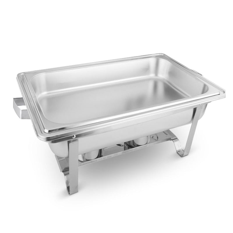 9L Stainless Steel Full Size Chafing Dish Buffet Food Warmer Mirror Finish