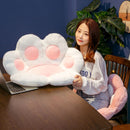 White Paw Shape Cushion 80cm Plush Lazy Sofa Pillow Backseat Home Decor