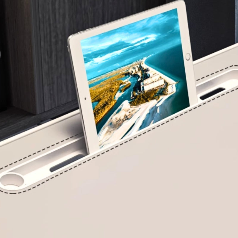 2X 60X40cm Wood Foldable Adjustable Laptop Bed Table Tablet Slot Anti Slip