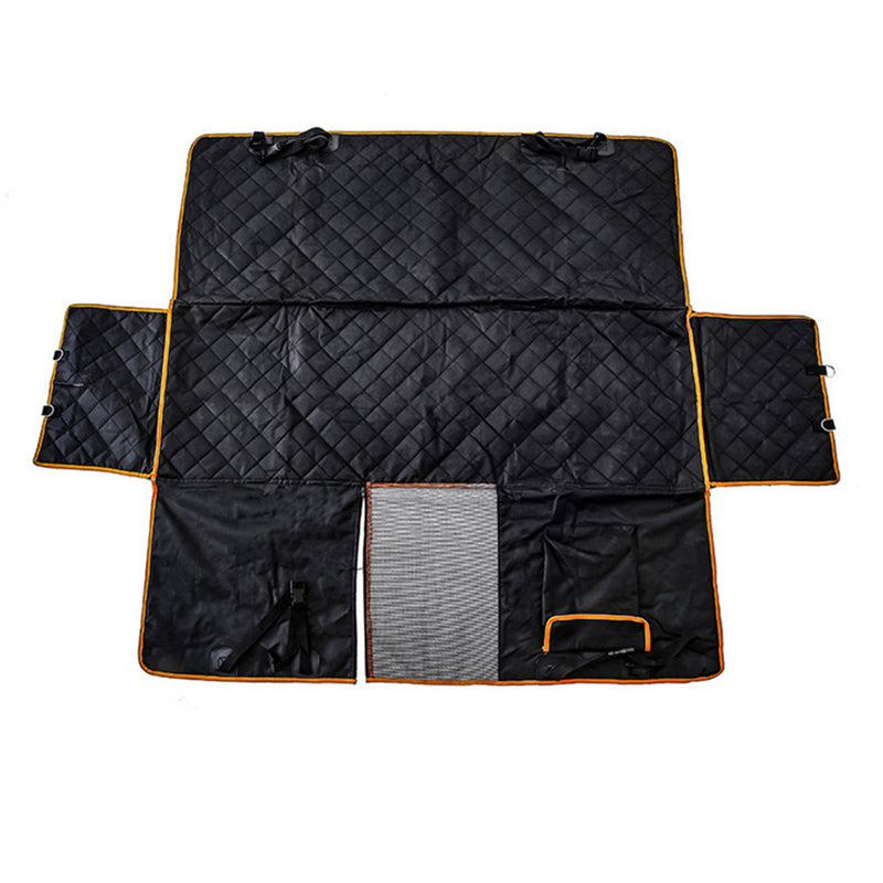 2X Oxford Cloth Waterproof Dog Back Seat Protector Hammock Black