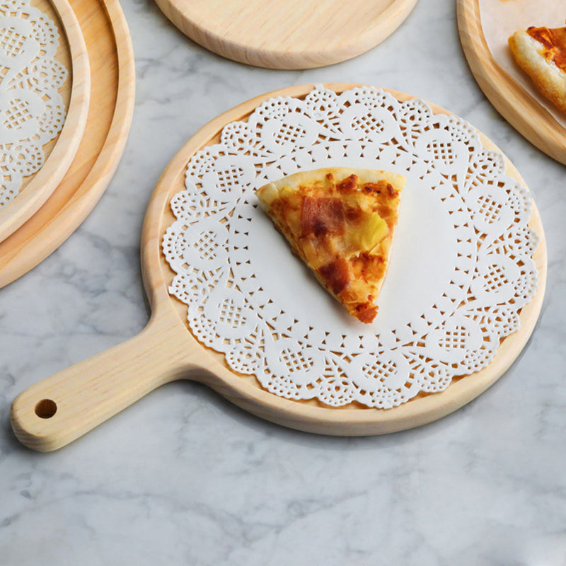 10 Inch Round Wooden Serving Tray Pine Charcuterie Board Home Decor