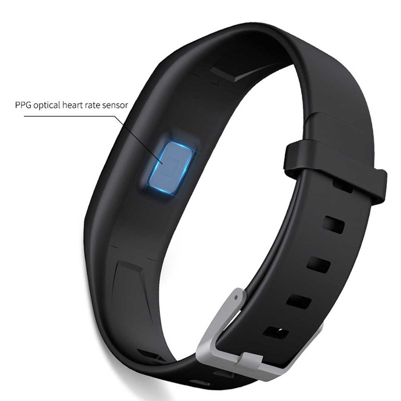 Fitness Smart Watch V8 Touch Screen Heart Rate Bp Monitor Ip67 Blue Tpu Band