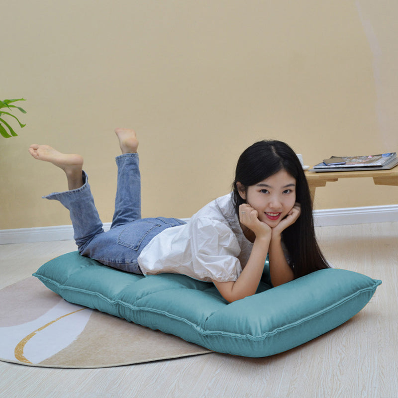 Green Lounge Recliner Air Leather Tatami Cushion 42 Positions Sofa Bed 110cm