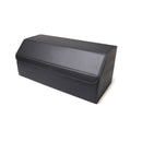 2X Leather Car Storage Box Collapsible Foldable Trunk Organizer Black Large