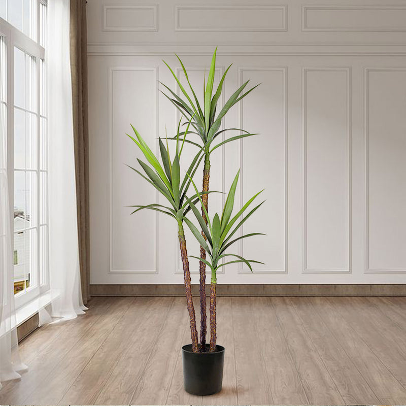 150cm Artificial Green Dracaena Yucca Plant Indoor Outdoor Home Office Decor