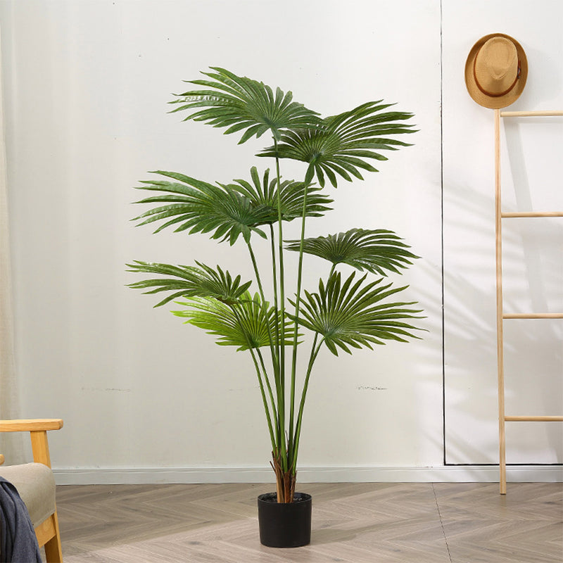 150cm Artificial Fan Palm Tree Indoor Outdoor Decor Green Realistic Plant