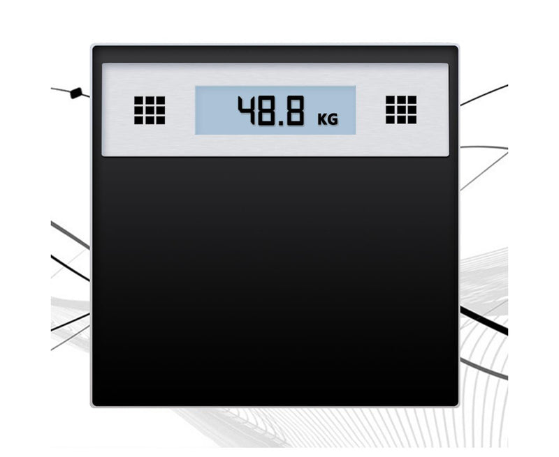 2X Talking Bathroom Scale Glass 180kg LCD Auto On
