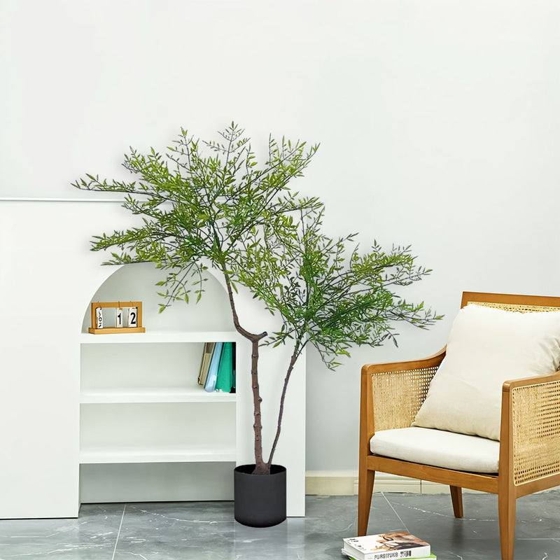 2X 120cm Nandina Bamboo Tree Artificial Plant Lifelike Green Home Decor