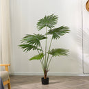 120cm Artificial Green Fan Palm Tree Indoor Plant Decoration with Pot