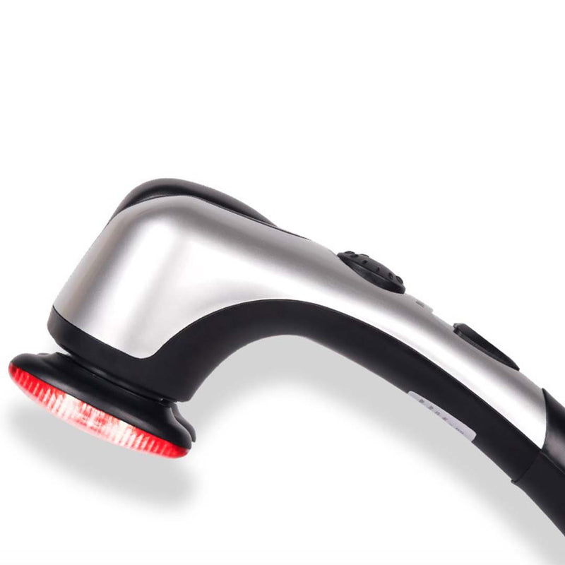2X Deluxe Handheld Percussion Body Massager Soothing Heat 2 Attachment Sets