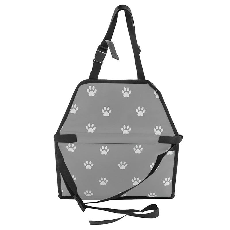 2X Pet Booster Car Seat 40x30x25cm Pvc Mesh Waterproof Grey Safety Tether