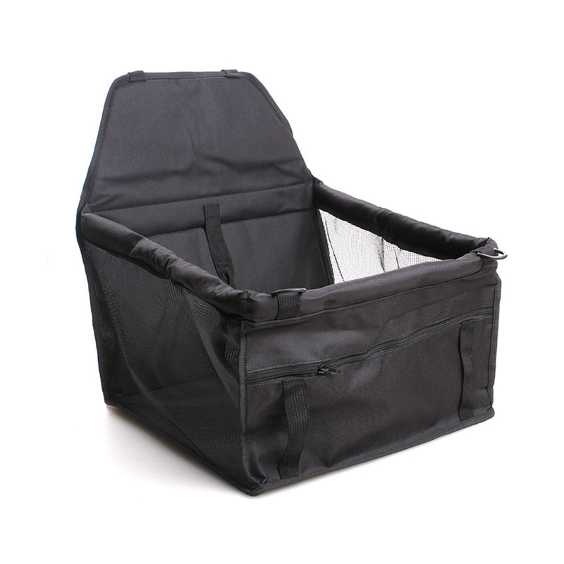 2X Pet Booster Car Seat 40x30x25cm 600D Oxford Waterproof Breathable Black