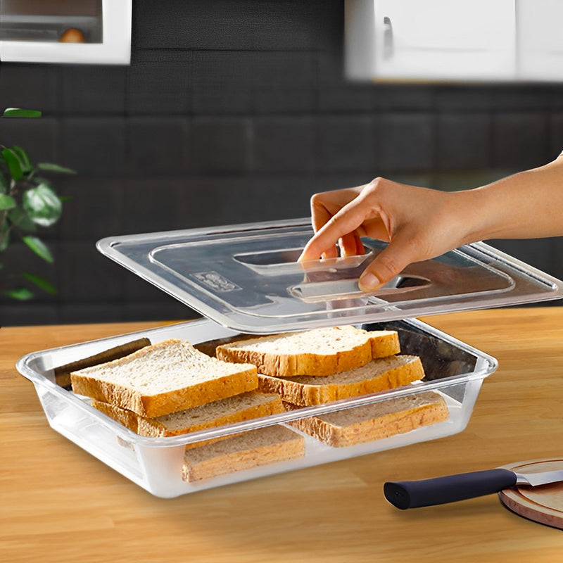 1/2 Gastronorm Polycarbonate Lid 32.5x26.5cm Clear Bundle of 2