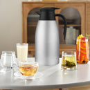 1.5L Silver Stainless Steel Vacuum Thermal Flask Triple Layer Insulated