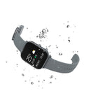 Waterproof Fitness Smart Watch Heart Rate Monitor Tracker 1.4in Grey IP67