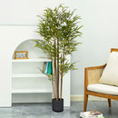 120cm Bamboo Artificial Plant 7 Branches Green Home Office Decor