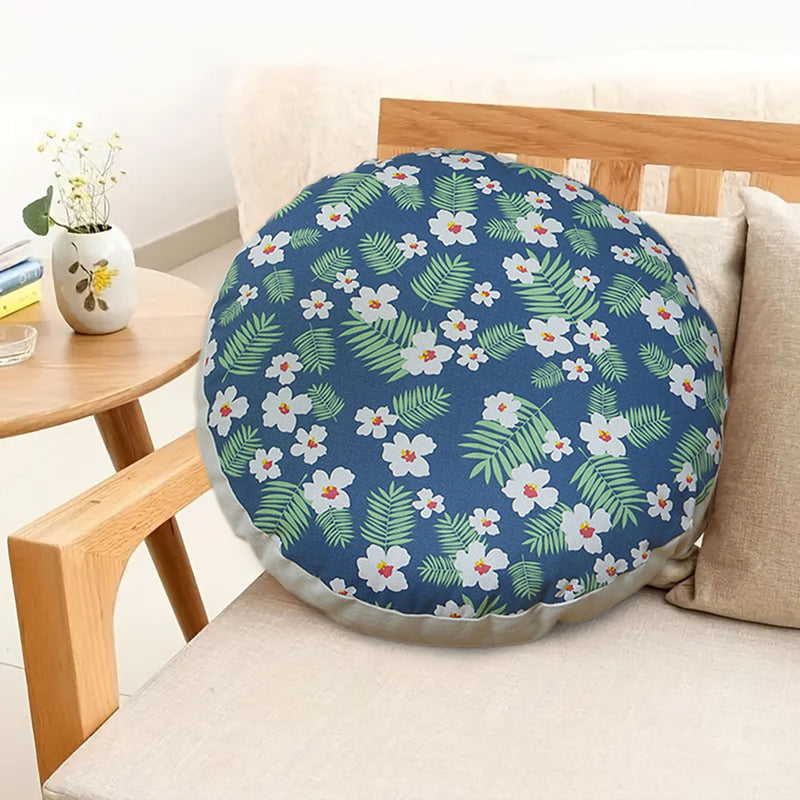 45x45x18cm Multicolor Plush Polyester Cotton Pouf Cushion Epp Particle Insert