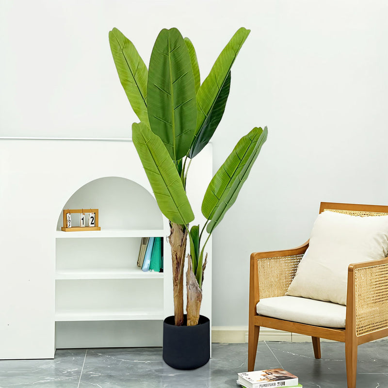 2X 160cm Artificial Banana Plant Polyurethane Polyethylene Plastic Green