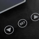 Wireless Digital Body Fat Bathroom Scale LCD Display 180kg Black