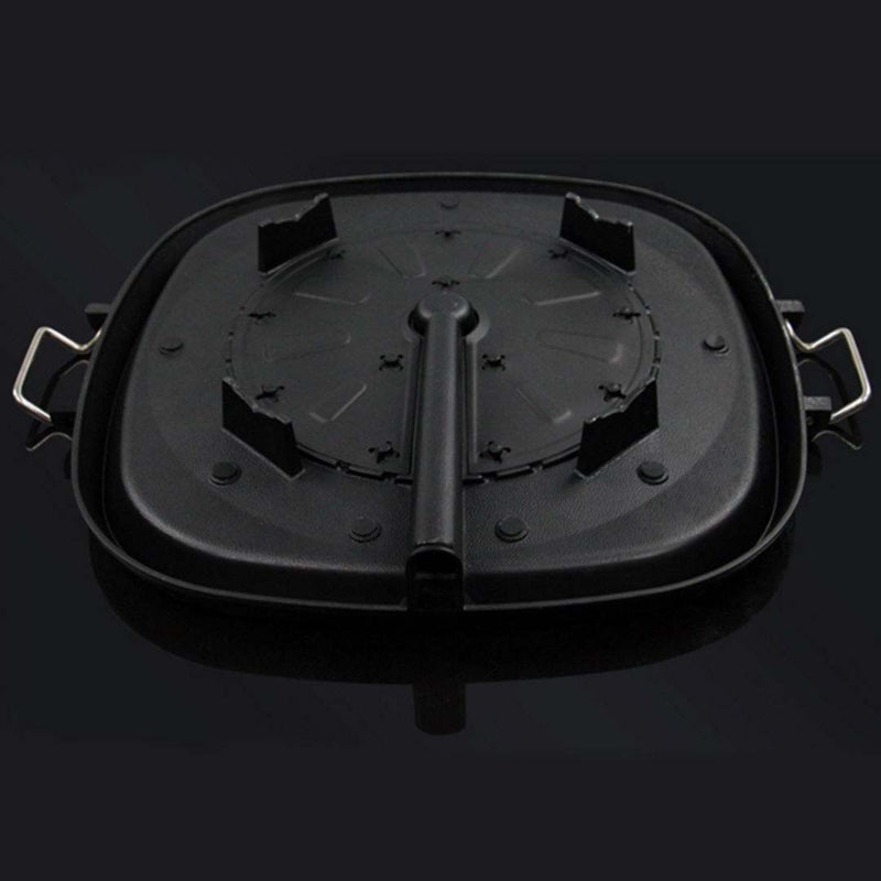 Portable Stone Coated Square Grill Plate 320mm x 320mm Nonstick PFOA Free