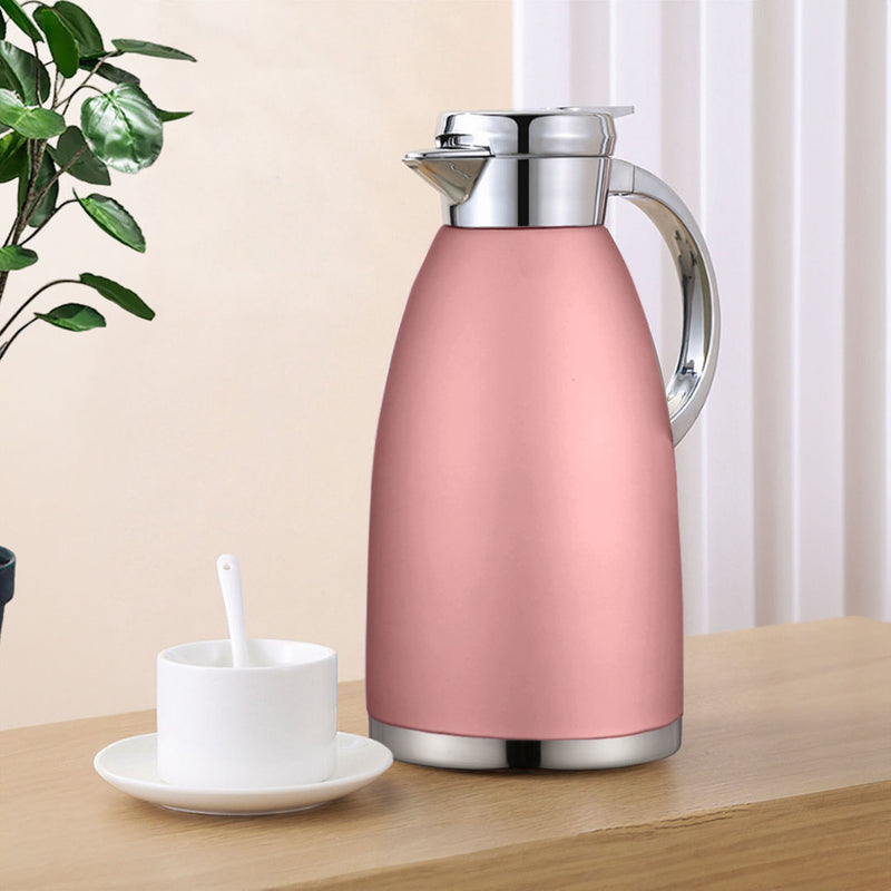 Vacuum Insulated Stainless Steel Flask 2.3L 3 Layer Rose Leak Proof
