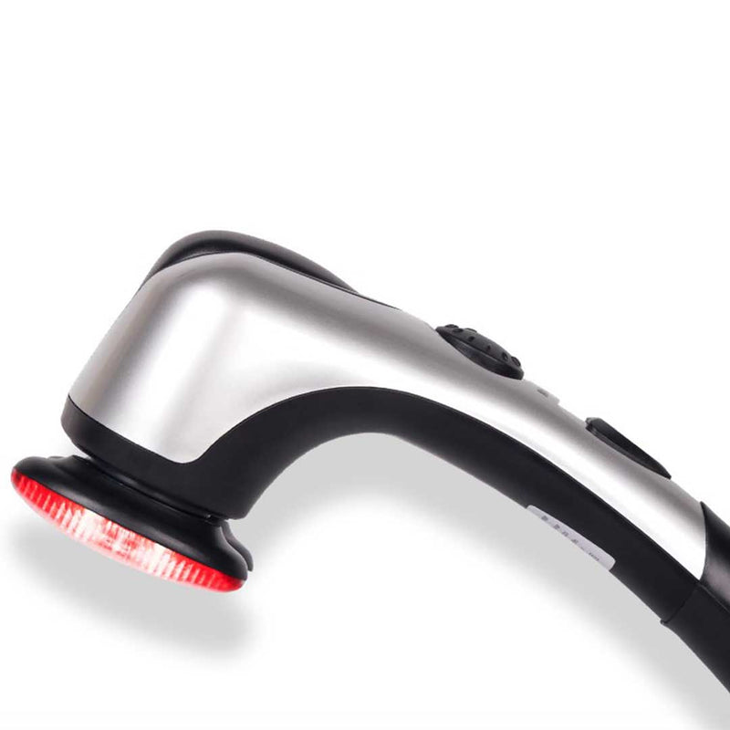 Deluxe Handheld Percussion Massager Soothing Heat Two Speeds Deep Tissue