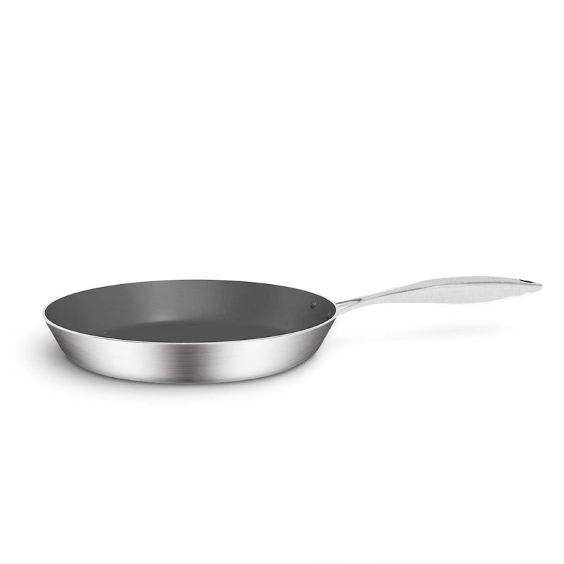 Stainless Steel Fry Pan Set 20cm 26cm Induction Non Stick Heat Resistant