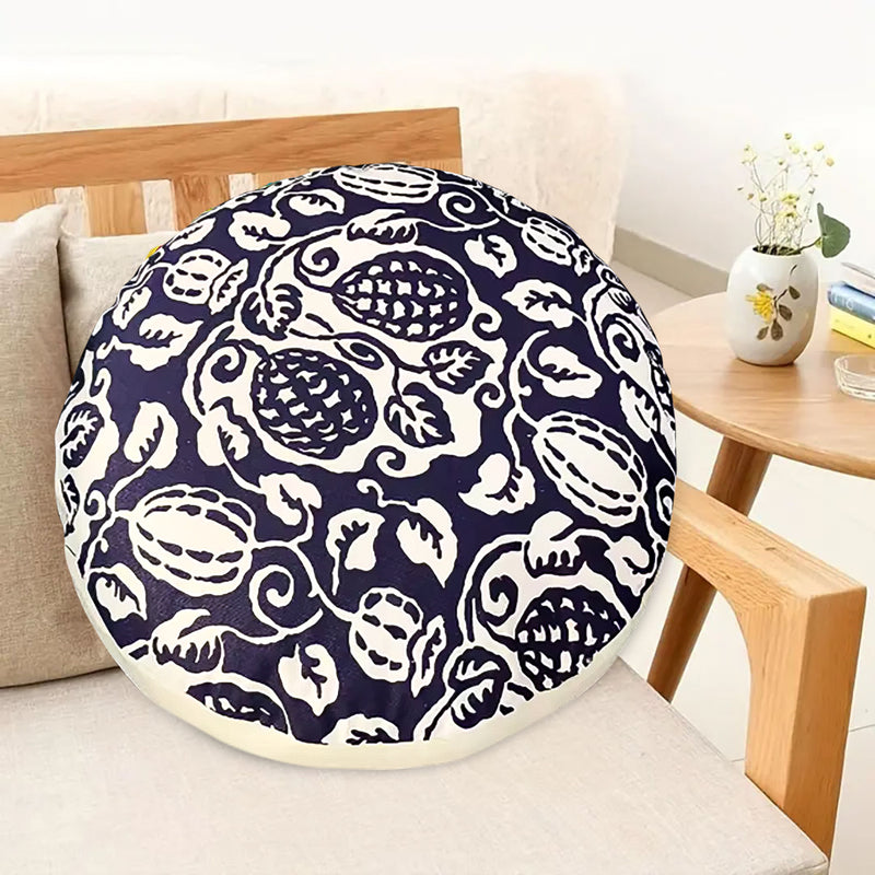 2X 45x45x18cm Polyester Cotton Pouf Cushion Epp Particle Insert Multicolor