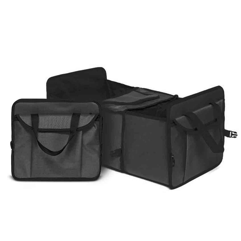 Car Folding Storage Box Waterproof 600D Oxford Cloth Organizer Black 60x31x28cm