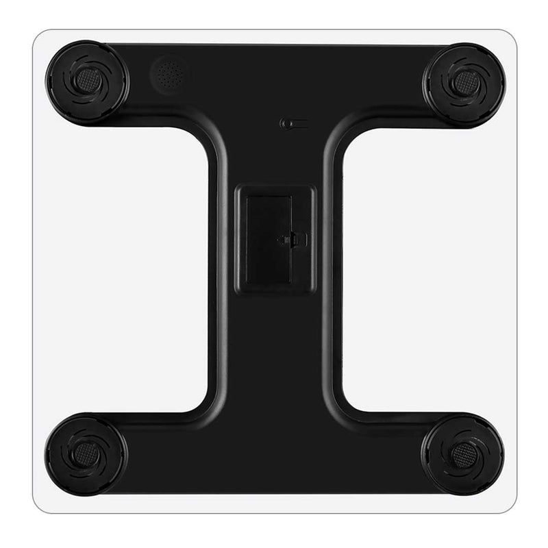 2X Glass Digital Body Fat Scale Lcd Bathroom 180kg Capacity White