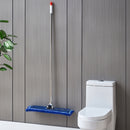 100cm Microfiber Flat Mop Set Stainless Steel Handle Dust Remover Blue Pads