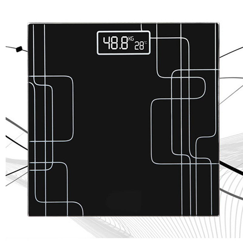 2X Talking Electronic Glass Bathroom Scale 180kg Lcd Display Auto On