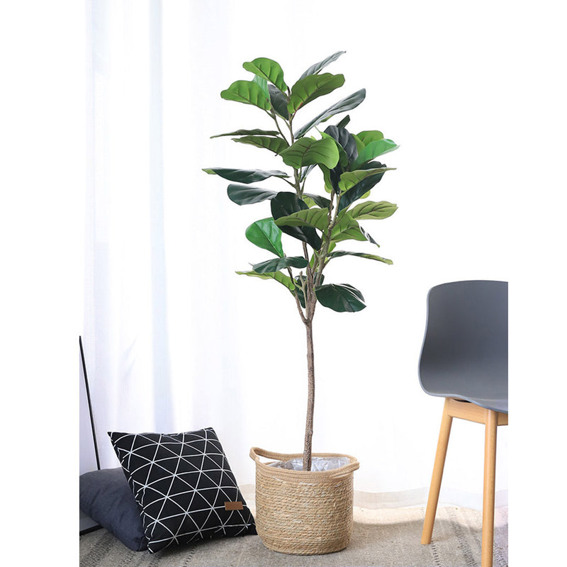 Potted Artificial Tree 155cm Polyurethane Polyethylene Realistic Green Indoor