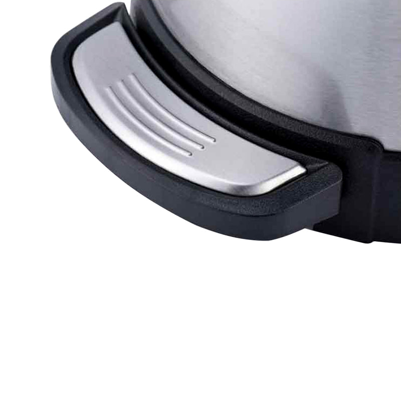 2X 10L Stainless Steel U Shaped Foot Pedal Bin Soft Close Removable Inner