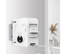Wall-Mounted Retractable 160mm Clothes Line Dry Rack Foldable White 20kg Capacity