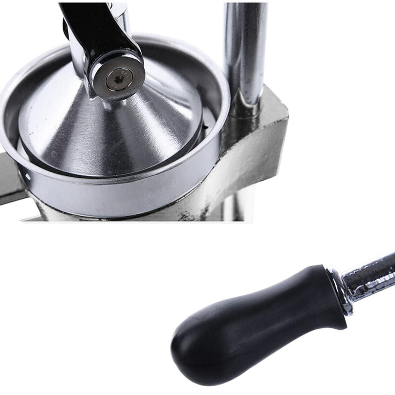Commercial Manual Citrus Juicer Cast Iron Stainless Steel 8cm Cup Black Silver