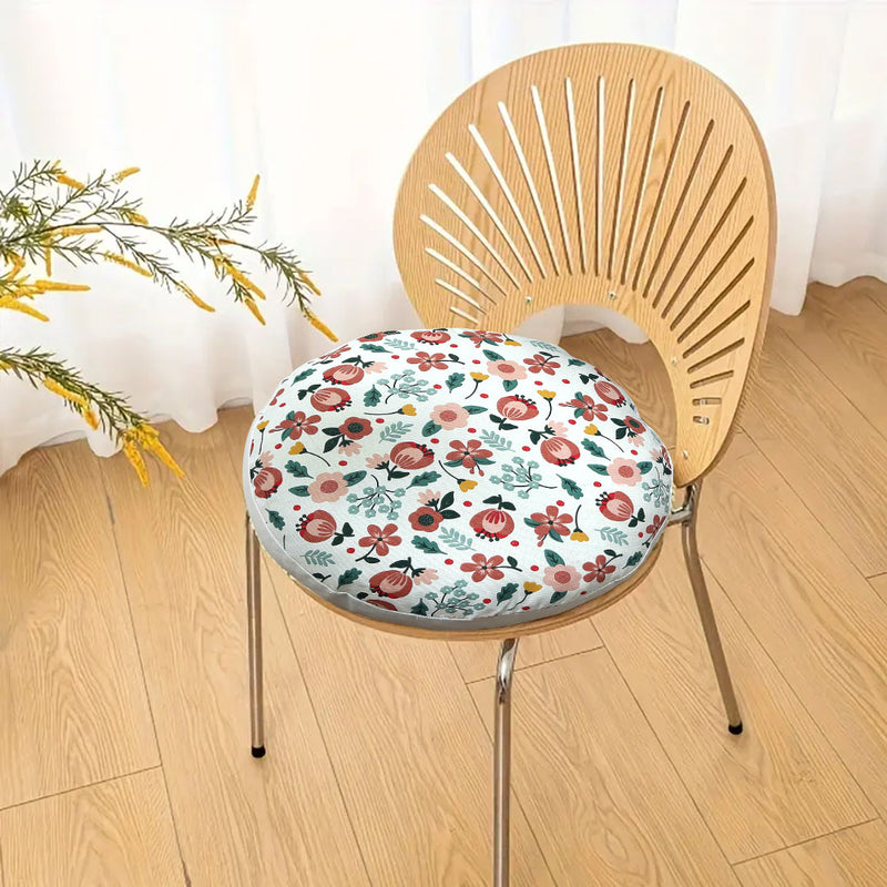 2X Floor Pouf Cushion Polyester Cotton 45x45x18cm EPP Particle Insert Multicolor