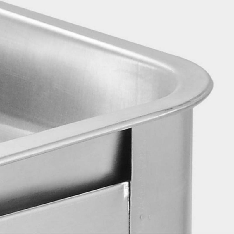 45cm Portable Stainless Steel Outdoor Chafing Dish BBQ Grill Plate Easy Clean