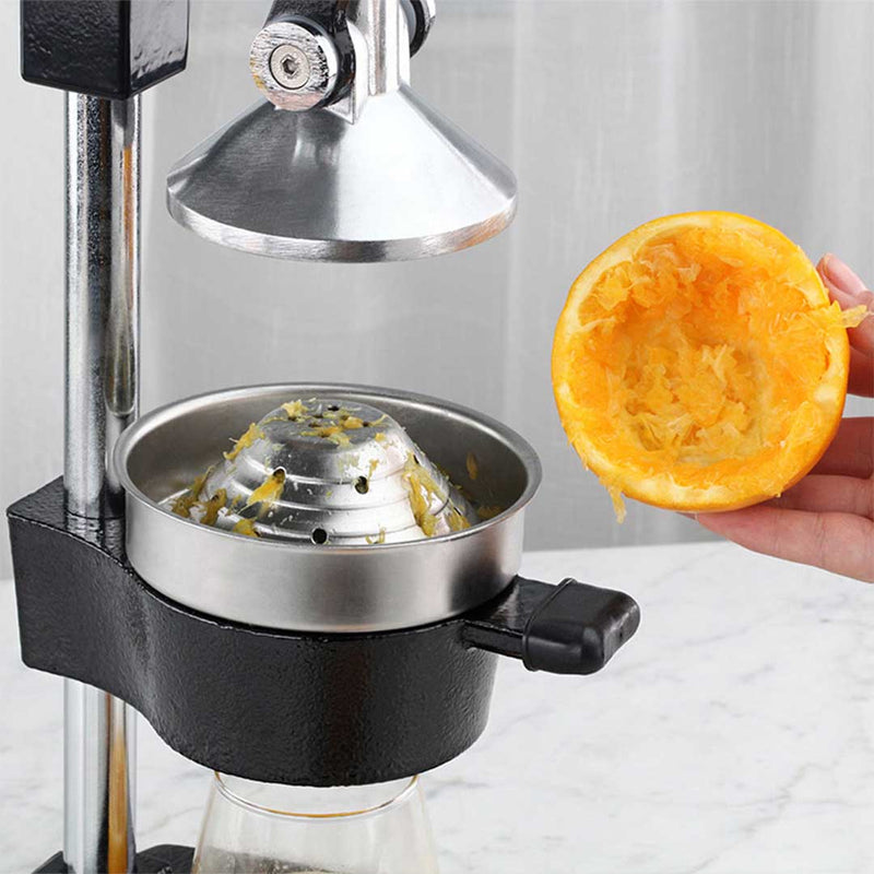 2X Commercial Manual Citrus Juicer Cast Iron 304 Stainless Steel 12cm Cup Green