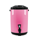 12L Stainless Steel Insulated Beverage Dispenser With Faucet Hot Cold Pink