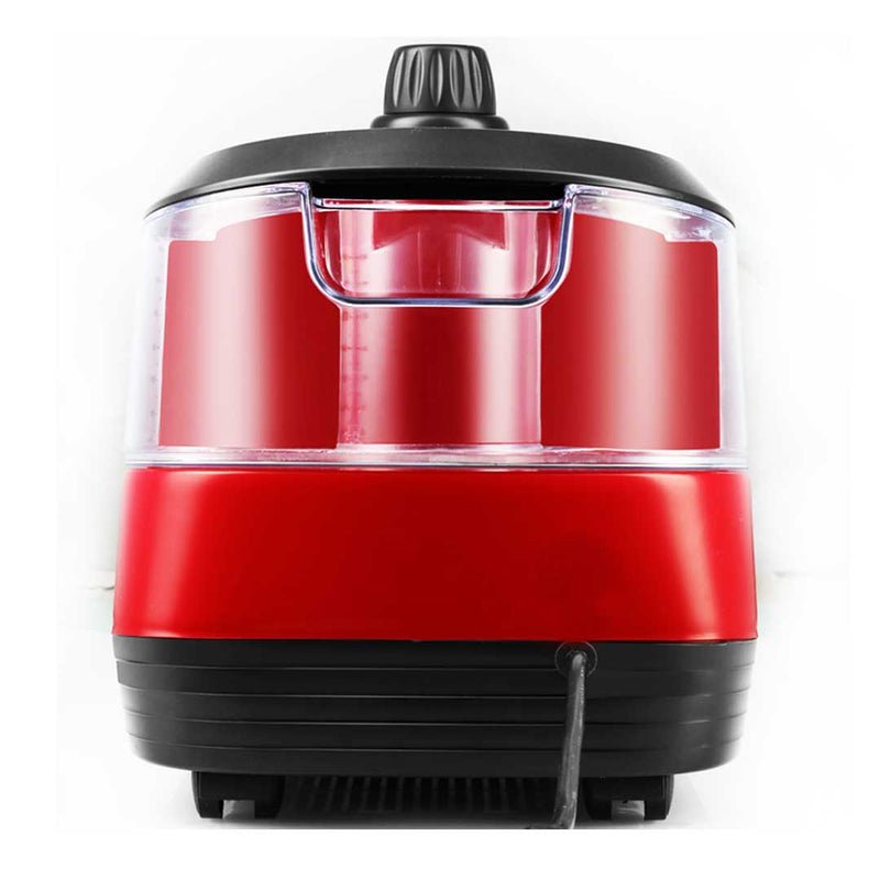 Garment Steamer Portable Dual Heat 80min 1800W Red With Adjustable Hanger