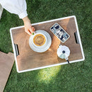 White Foldable 55L Storage Box Crate Stackable Plastic 52.5x35.5cm Home Camping