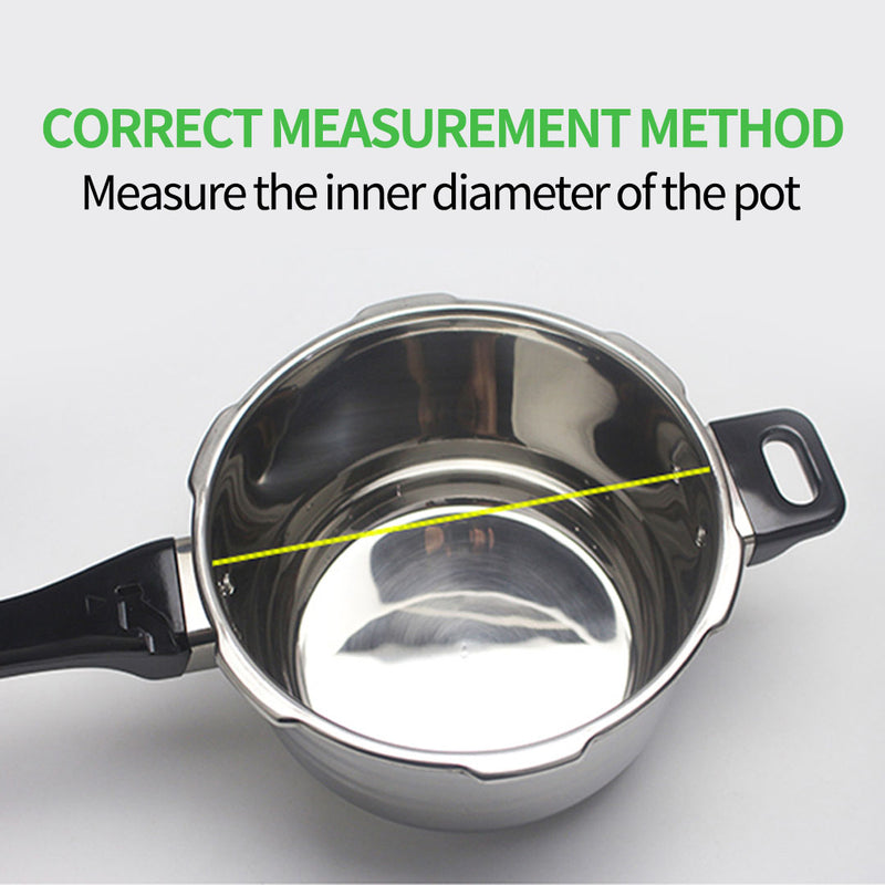 2X Silicone 3L Pressure Cooker Seal Ring Food Grade High Temp Durable Replacement